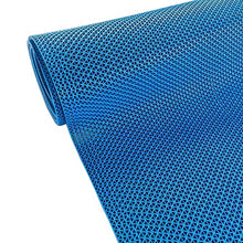 GONCBKVN Width 90cm/120cm Non-Slip PVC Drainage Mat Commercial Wet Area Floor Mats for Outdoor Indoor Restaurant Kitchen Bar Swimming Pool, 5mm Thick, Can Be Cut (Color : Blue, Size : 90cmx500cm)