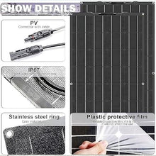 KZZAAO 1200 Watt Solar Panel Kit, Monocrystalline Flexible Solar Panels with Charge Controller for 12-48V Battery Charging Camper RV Off-Grid