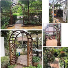 uhyOHF Patio Arches Wooden Garden Arch Trellis 39 47 55in Climbing Plants Rose Arch Trellis Garden Arbor Outdoor Decoration Grape Trellises,One Color-55in/140cm