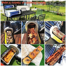 4.5L Large Capacity Portable Solar Oven with Thermometer, Outdoor Camping Stove for Hiking, Travel, Family and Parties