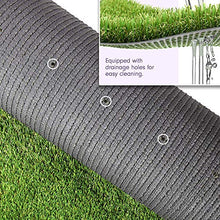 WarmShe Artificial Grass Turf 1.38inch 4 Tone Green 10FTx82FT
