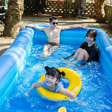 Oversized Family Outdoor Inflatable Swimming Pool Water Pool Kids Water Play Fun Foldable Dog Pet Bat Water Pool Summer Backyard Water Party