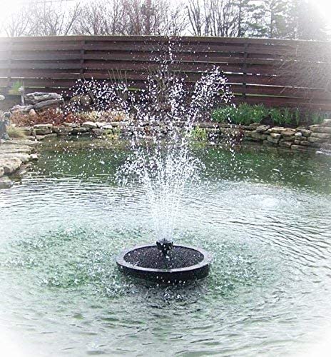 Custom Pro 6000 Floating Pond Fountain and Aerator Silver