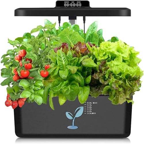 Hydroponics Growing System Kit Indoor Garden with LED Grow Light