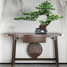 QWERAXZG Simulation of Green Plant Welcome Pine Bonsai Porch Living Room Tea Interior Decoration