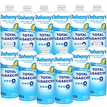Doheny’s Total Algaecide | 100% Professional-Grade | Extra Strength & Effective Against All Types of Algae | Non-Foaming & Non-Staining Formula | 90-Day Prevention | Set of (12) - 32 Ounce Bottles