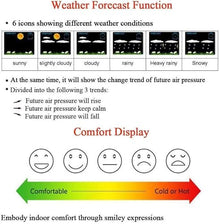 JDXQBLD Weather Station Wireless with Indoor Outdoor Temperature and Humidity Monitor, Digital Thermometer with Colorful LCD Screen, Weather Forecast Station with Remot