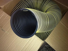 ZentOy 12 Inch Flexible Leaf Vacuum Hose 12 Feet UV-Resistant Black