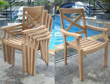 TeakStation 8 Seater Grade-A Teak Wood 9 Pc Dining Set Teak