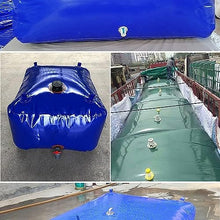 PHLEPS Water Storage Bag, PVC Outdoor Water Carrier Container, Pressure-Resistant Large Capacity Garden Watering Irrigation Water Tank Truck Transportation, Customizable (Color : Blue, Size : 4000L/