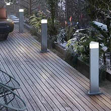 ZEELYDE Post Lights Outdoor,Modern LED Plug-in Grass Lamp Aluminum Outdoor Waterproof Villa Road Lamp Electric Residential Garden Lamp Villa Park Landscape Lamp Outdoor Night Safety Lighting Post