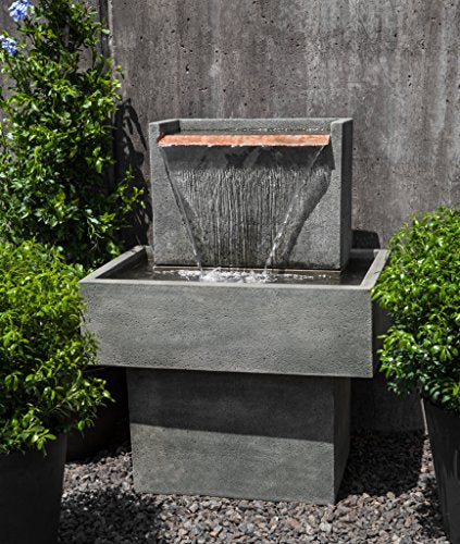 Campania International FT-286-TN Falling Water I Fountain, Terra Nera Finish