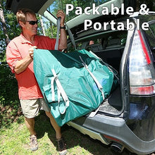 Sea Eagle TC16 Inflatable Canoe with Wood Web Seats, Pump, Bag & Optional Paddles Green and Gray