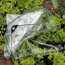 Transparent Pvc Tarpaulin Waterproof, Plant Insulation Shed, With Eyelets, Dustproof, Tear And Cold Weather Resistant Cover, 0.3 Mm Pvc Plastic Tarpaulin For Terrace, Gazebo, Wind Protection, Outdoor