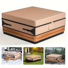 IGZVMBO Pool Accessories Pool Cover Hot Tub Cover - Cover for Hot Tub Heavy Duty 600D Hot Tub Covers Replacement PU Oxford Cloth