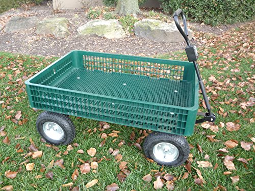 Tierra Garden Green Wagon with Foam Tires