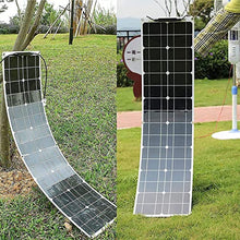 ISOLEI 200 Watt Flexible Solar Panel 15V Monocrystalline High Efficiency PV Module Portable Solar Battery Chargers Off Grid for RV, Boat, Tent, Travel