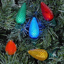 Novelty Lights 250CT C9 LED Faceted Ultra Bright Dimmable Outdoor Christmas Light Replacement Bulbs - Decorative Multicolor Lights