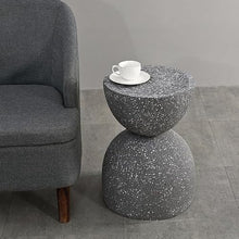 Chicken Couch End Table Living Room Villa Creative Movable Coffee Table Nordic Round Terrazzo Side Table Balcony Leisure Table Corner Tables for Living Room(A)