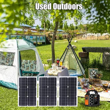 JYYEUTVCJ 75W Foldable Waterproof Solar Panel Kit with 50A Controller for RV, Boat, and Home Off-Grid Power Solutions(4000W)