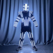 Earthradius LED Robot Costume Performance Suit Medium Black