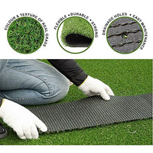 WarmShe Realistic Synthetic Artificial Grass Turf Rug Green 15FTx40FT