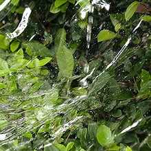 Heavy Duty PVC Transparent Tarpaulin, Clear Vinyl Tarp Cover 0.15mm Moisturizing Awning Canopy Patio Enclosure, Flower-Plant Leaf Covered Rainproof,Clear_1.8x3m/5.4x9ft (Clear 4x4m/12x12ft)
