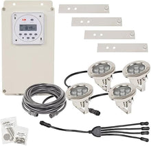 EasyPro WFL4-150 AquaShine White Fountain Light Kit. 4 Lights. 150' Cord