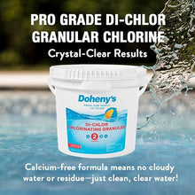 Doheny's Di-Chlor Granular Chlorine | Pro-Grade 3-in-1 Pool Sanitizer, Shock & Algaecide | Fast-Dissolving, Calcium-Free, No Residue | 99.5% Sodium Dichlor with 56% Stabilized Chlorine | 50lb Bucket
