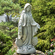 Zaer Ltd. 36" Tall Outdoor/Indoor Magnesia Based Cement Mary Statue