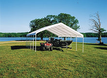 ShelterLogic 18' x 30' SuperMax Heavy Duty Steel Frame Canopy White
