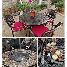 Outdoor Fire Pits, Multi-Functional BBQ Desk - Grilling & BBQ Utensils,Used for Courtyard Barbecue, Party, Bonfire Party