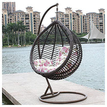 Rocking Chair Rocking Chair Home Balcony Thick Rattan Bird's nest Rattan Chair Hanging Basket Leisure Swing Chair
