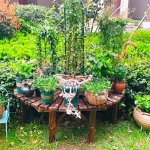 BXKCFYBSQ Outdoor Half Round Bench,Garden Balcony Flower Stand,Decorative Curved Bench Seating Chair,Free Combination of Shapes,for Parks Yards Patios