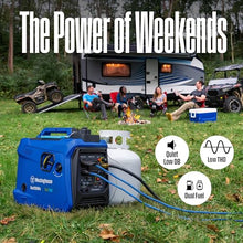 Westinghouse 2550 Peak Watt Super Quiet & Lightweight Portable Inverter Generator, RV Ready 30A Outlet, Gas and Propane Powered, CO Sensor, Parallel Capable, Long Run Time