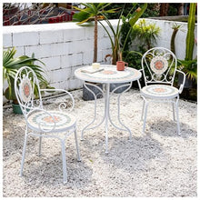 exproyzk Round Table and Chairs, Outdoor Small Coffee Table