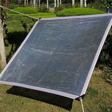 Reflective Aluminet Shade Cloth with Grommets, 90% UV Block Silver Aluminum Sun Shade Netting, Outdoor Sun Shade Cover, for Cars, Dogs, RVs, Patio & Outdoor Use