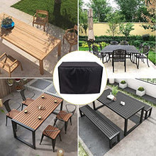Patio Furniture Set Cover Waterproof, Outdoor Sectional Sofa Set Cover, Heavy Duty 420D Table and Chair Set Cover, Garden Furniture Cover Rectangular, for Outdoor/Indoor Use ( )