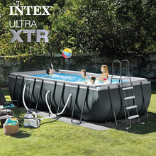 Intex Ultra XTR 18ft x 9ft x 52in Above Ground Swimming Pool Set Bundle