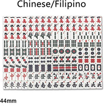 usamjtable Automatic Mahjong Table Dining Style with 44mm Tiles and Hard Tabletop Cover Green