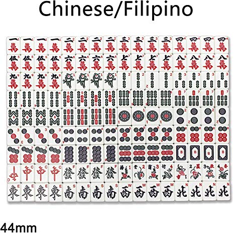 usamjtable Automatic Mahjong Table Dining Style with 44mm Tiles and Hard Tabletop Cover Green