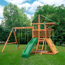 Gorilla Playsets Avalon Treehouse Wooden Swing Set Cedar
