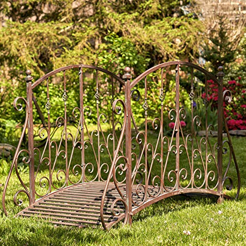 Zaer Ltd. Metal Garden Bridge Paris-1968 (Aged Bronze)