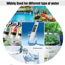 GGGUOJINN Digital Water Quality Tester TDS EC Meter Range 0-9990 Multifunctional Water Purity Temperature Meter Temp PPM Tester