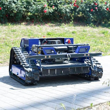Petrol Remote Control Lawn Mower – 7.5HP, 700m Range, Zero Turn, Electric Height Adjust, 45° Slope – for Garden, Complex Terrain, Wetland – Durable Tracked All-Terrain Mower