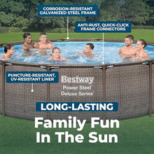 Bestway Power Steel 14’ x 42” Above Ground Swimming Pool Set with Pump