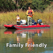 Sea Eagle FastCat Catamaran Inflatable Boat 2-4 Person Red/White