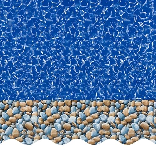 33 Foot Overlap Round Above Ground Swimming Pool Liner, 25 Gauge Thick