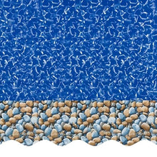 33 Foot Overlap Round Above Ground Swimming Pool Liner, 25 Gauge Thick