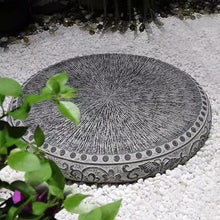 Elitix Stepping Garden Stone 14/20 Inch Stepping Round Stone, Concrete Color Stepping Lawn Stone for Walkway Decorative, Heavy Duty Stepping Stone for Outdoor Pathway(Size:Small)